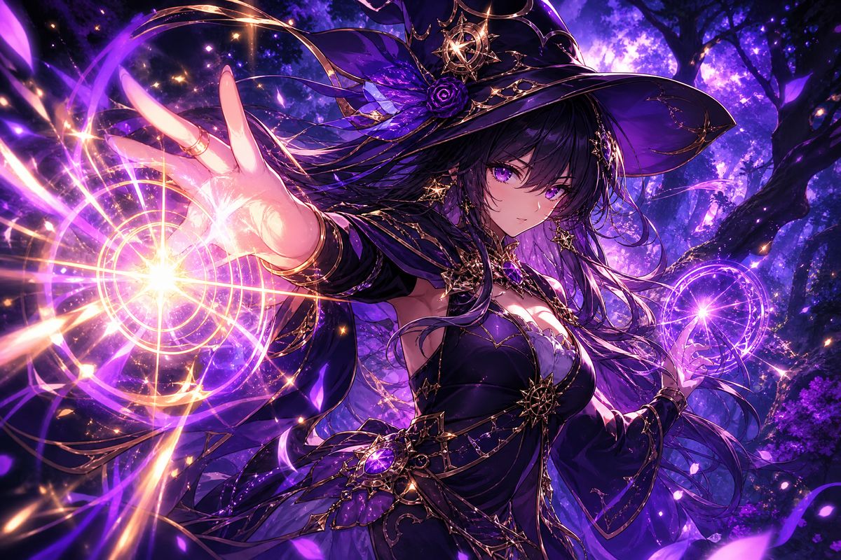 溏心-魔法少女紫晶传说动漫演示